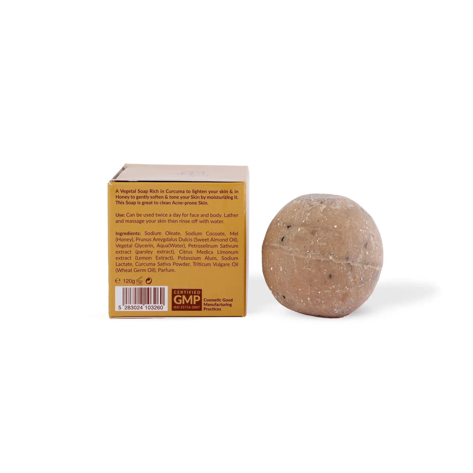 Turmeric & Honey Face Soap 120g - صورة 2