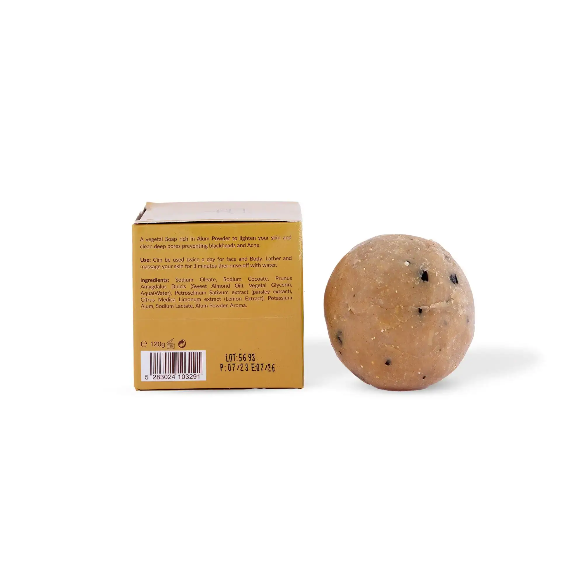 Whitening Alum Face Soap 120g - صورة 2