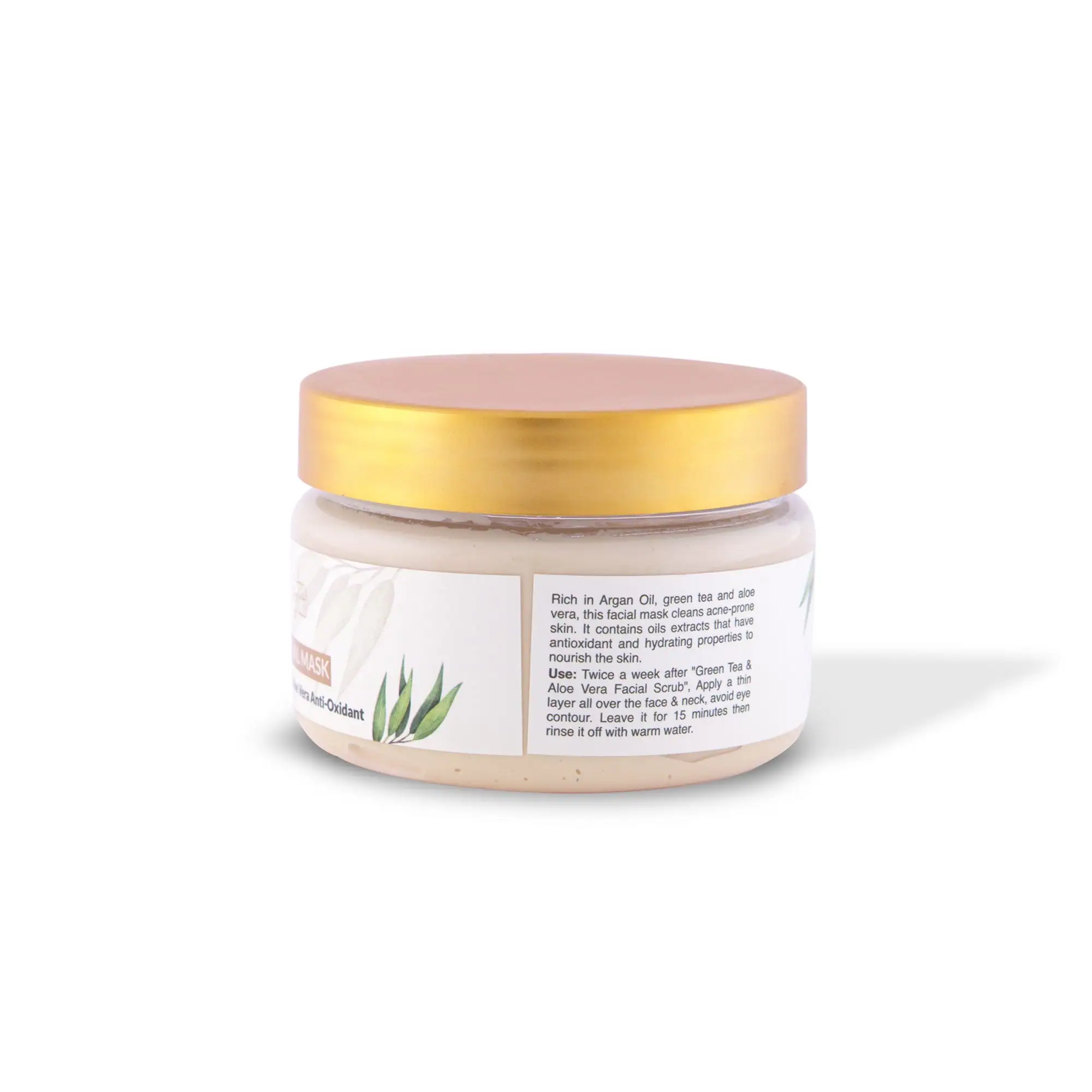 Green Tea & Aloe Vera Face Mask 300g - صورة 3