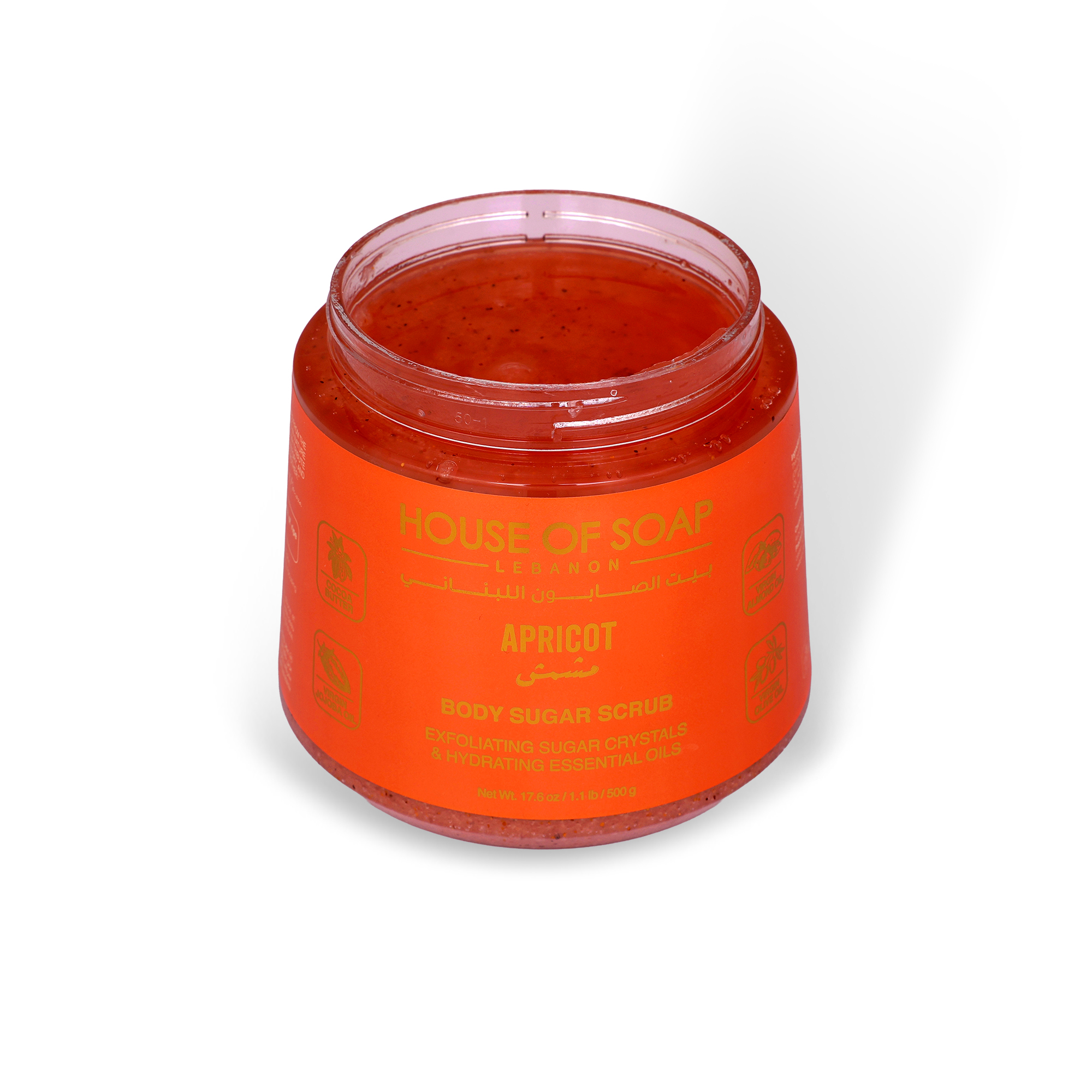 Apricot Body Sugar Scrub 500g